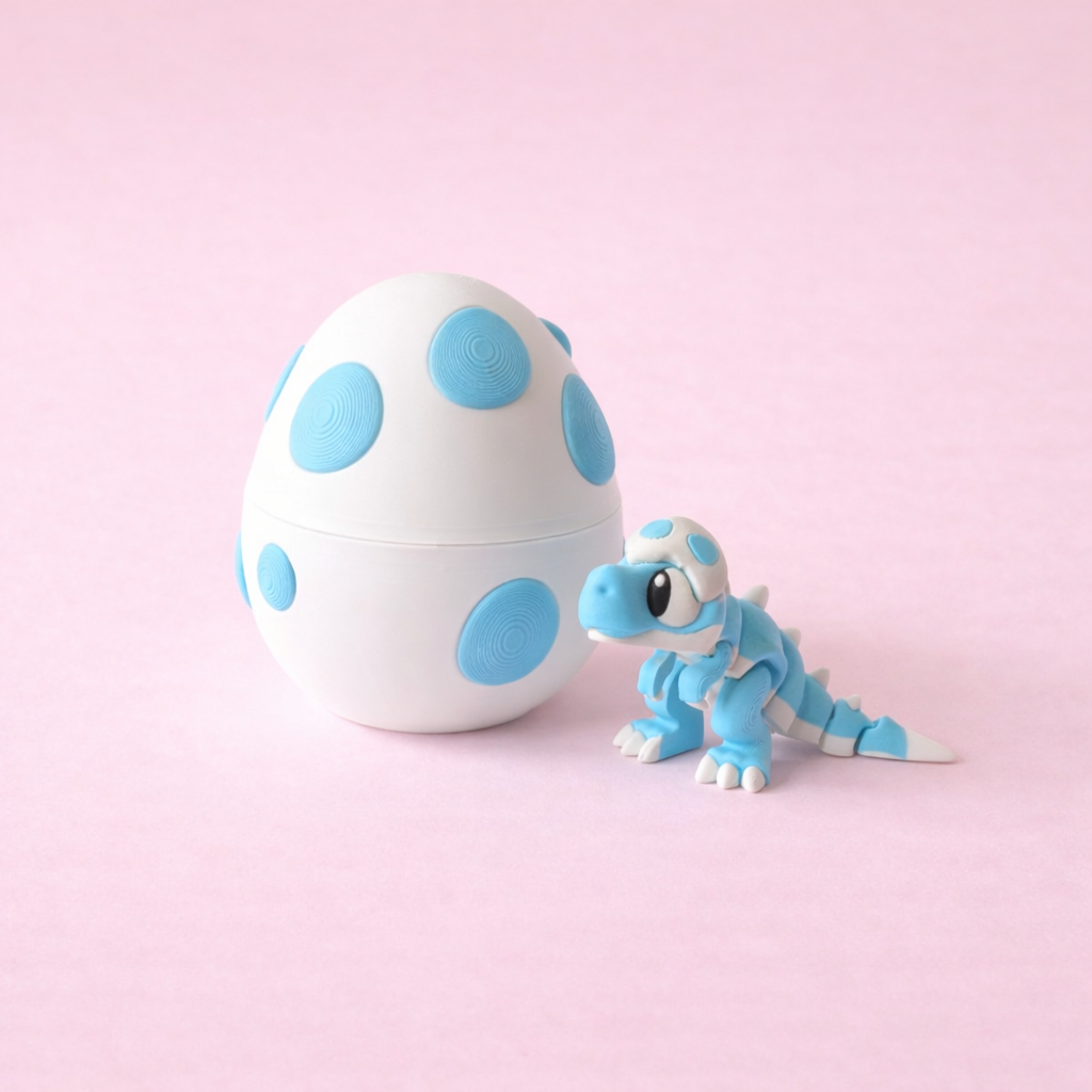 Dinosaur Egg & Flexi Baby T-Rex