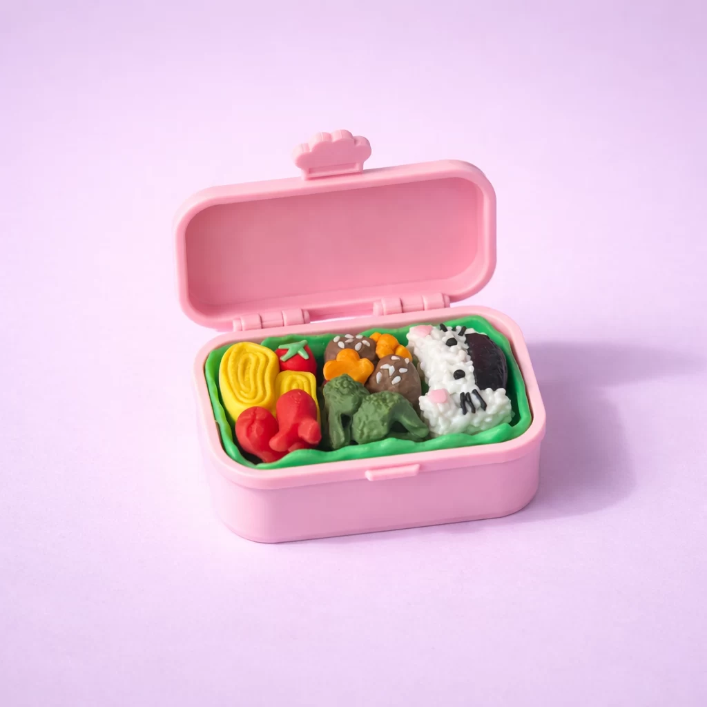 Pink Kawaii Bento Style Fidget Clicker - CLICKY