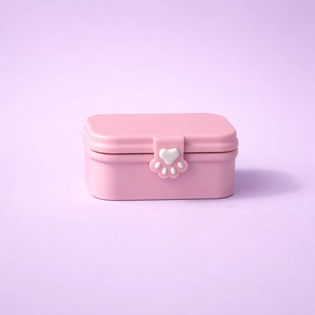Pink Kawaii Bento Style Fidget Clicker - CLICKY thumbnail